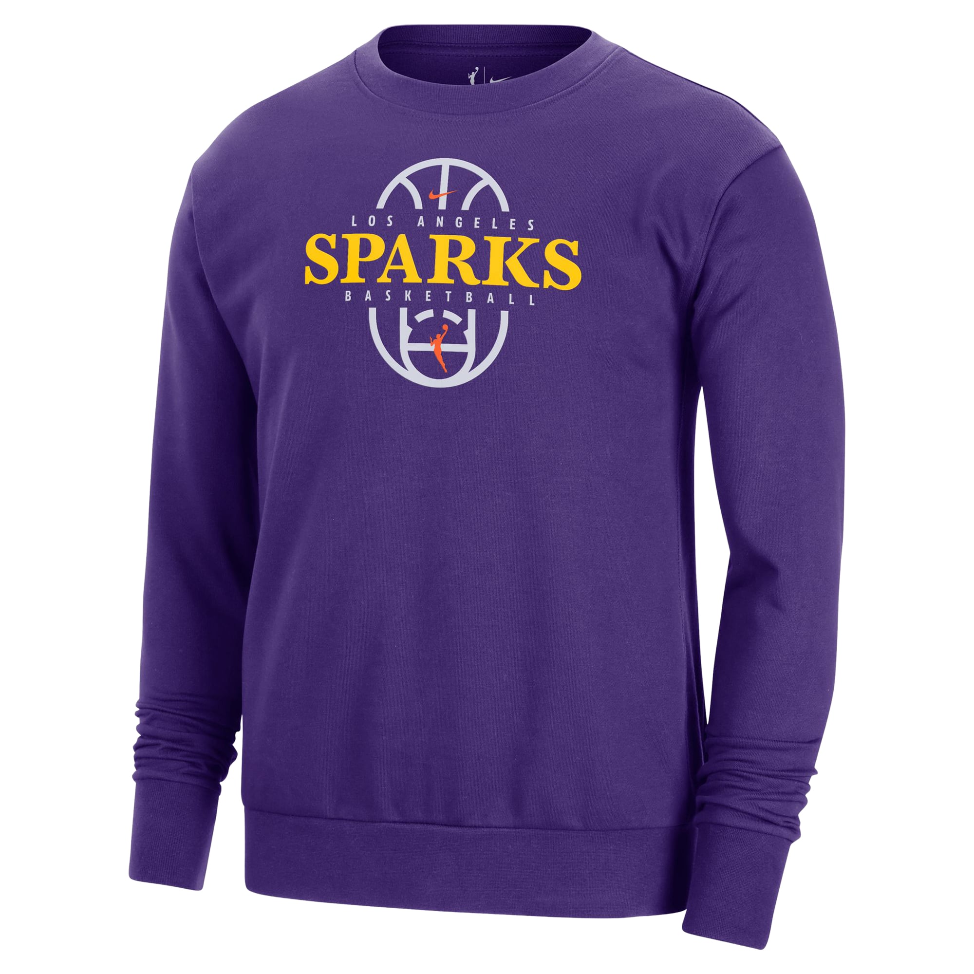 Unisex Nike Purple Los Angeles Sparks 2026 On-Court Practice Dri-FIT Sweatshirt